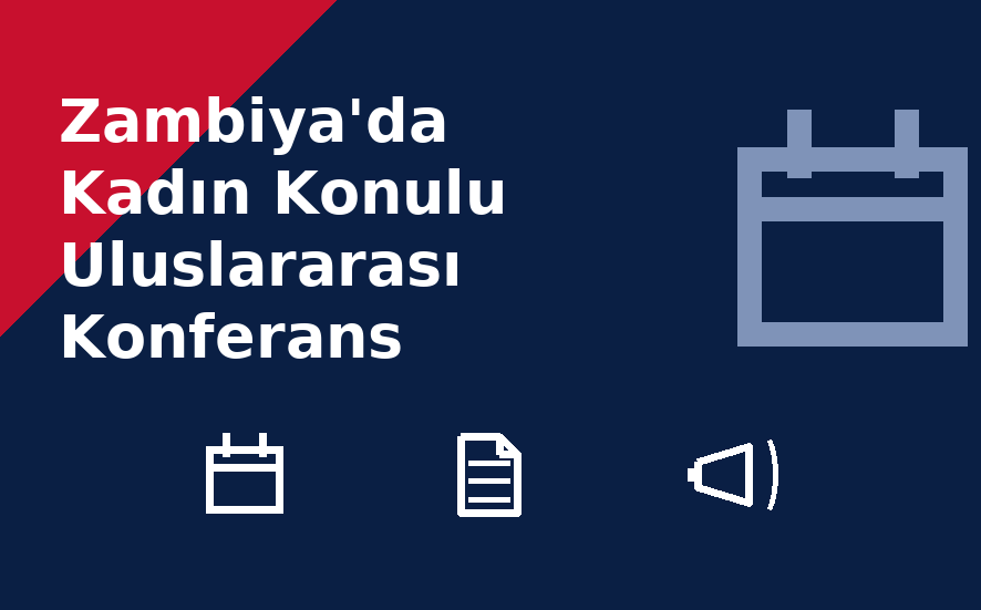 Zambiya'da Kadın Konulu Uluslararası Konferans