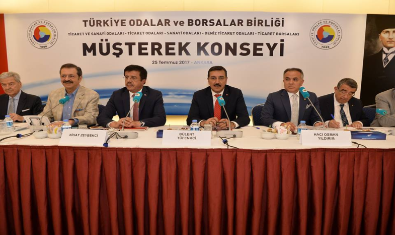 TOBB MÜŞTEREK KONSEY TOPLANTISI YAPILDI