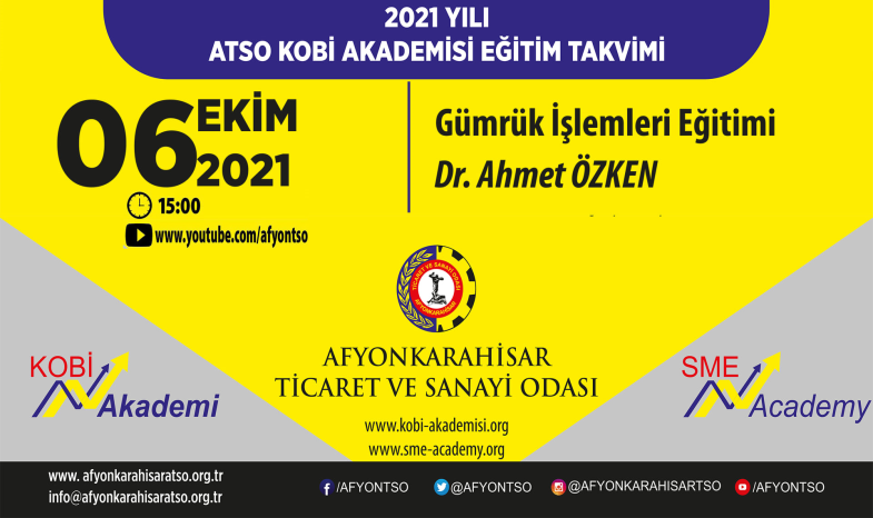 GÜMRÜK İŞLEMLERİ EĞİTİMİ DÜZENLENECEK