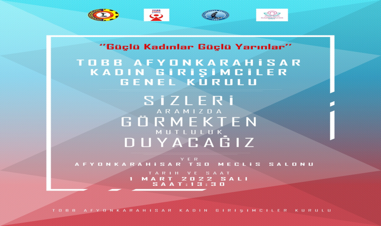 KADIN GİRİŞİMCİLER KURULU YAPILACAK