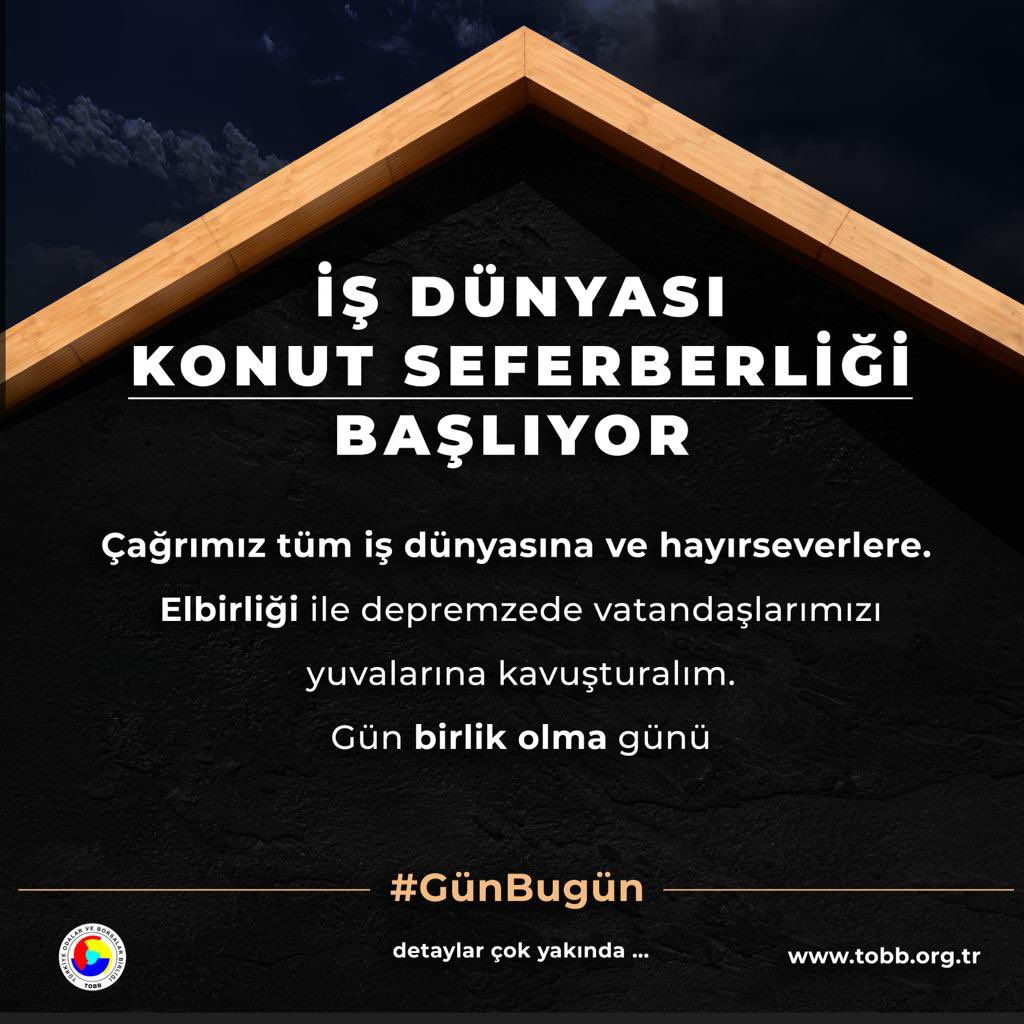 İŞ DÜNYASI KONUT SEFERBERLİĞİ