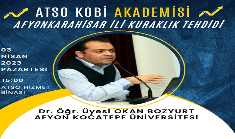 AFYONKARAHİSAR İLİ KURAKLIK TEHDİDİ EĞİTİMİ