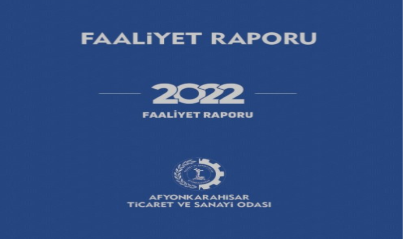 2022 FAALİYET RAPORU