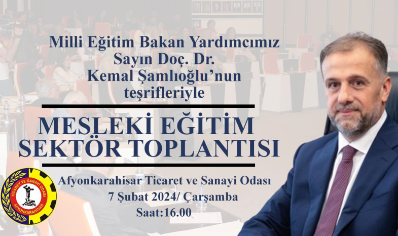 MESLEKİ EĞİTİM SEKTÖR TOPLANTISI