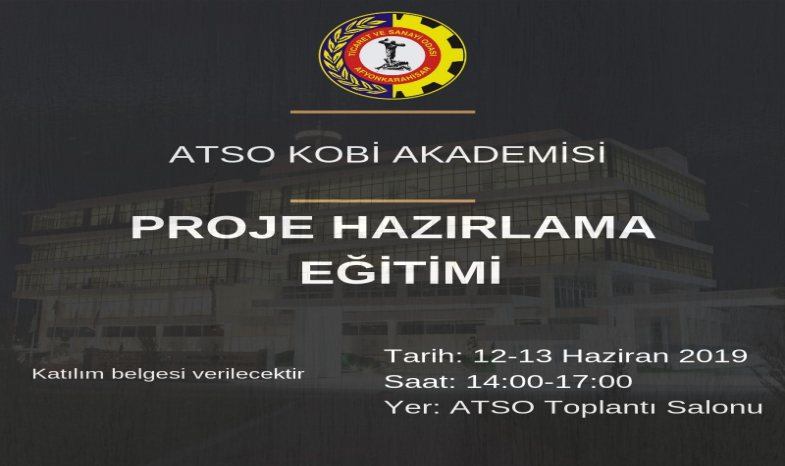 PROJE HAZIRLAMA EĞİTİMİ VERİLECEK