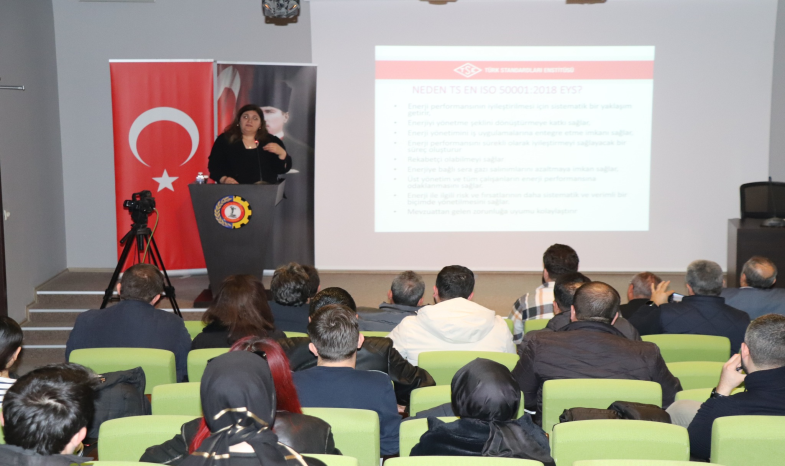 ATSO’DA TS EN ISO 50001 ENERJİ YÖNETİM SİSTEMİ EĞİTİMİ VERİLDİ