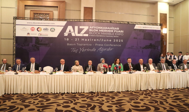 AFYONKARAHİSAR BLOK MERMER FUARI BASIN TOPLANTISI GERÇEKLEŞTİRİLDİ