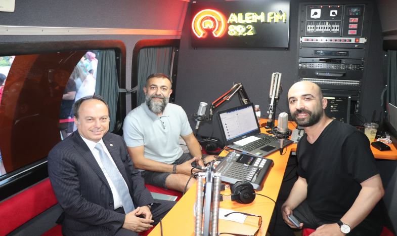 AFYONKARAHİSAR BLOK MERMER FUARI, ALEM FM CANLI YAYININDA TANITILDI