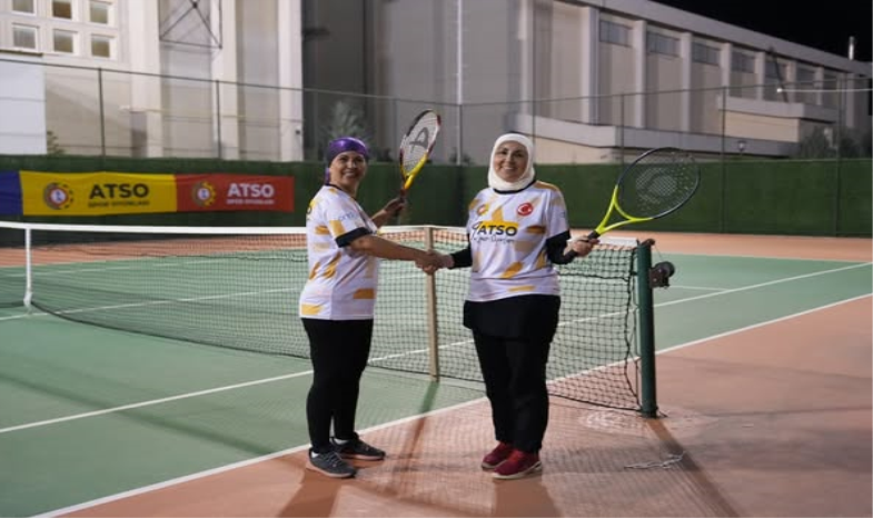 ATSO SPOR OYUNLARI KORT TENİSİ MÜSABAKALARI BAŞLADI