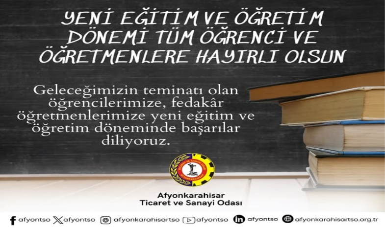 YENİ EĞİTİM VE ÖĞRETİM DÖNEMİ