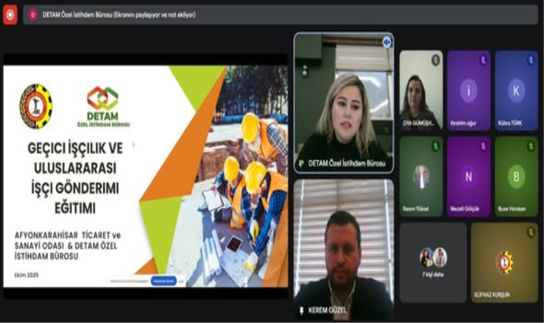 ATSO KOBİ AKADEMİSİ’NDEN “İSTİHDAMIN KIRILMA NOKTALARI: GEÇİCİ İŞÇİLİK VE YURTDIŞI İSTİHDAMDA YENİ UFUKLAR’’ EĞİTİMİ