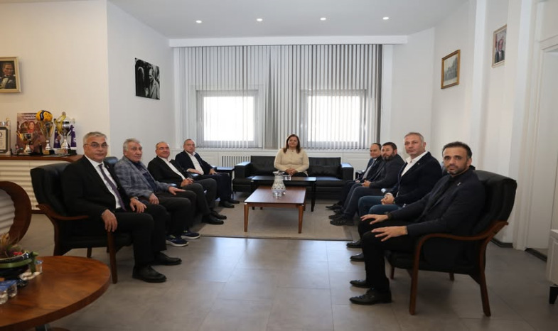 Afyonkarahisar Blok Mermer Fuarı Danışma Kurulu, Afyonkarahisar Belediye Başkanı Burcu Köksal’ı Ziyaret Etti