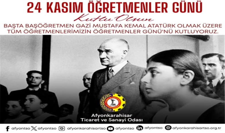 24 KASIM ÖĞRETMENLER GÜNÜ