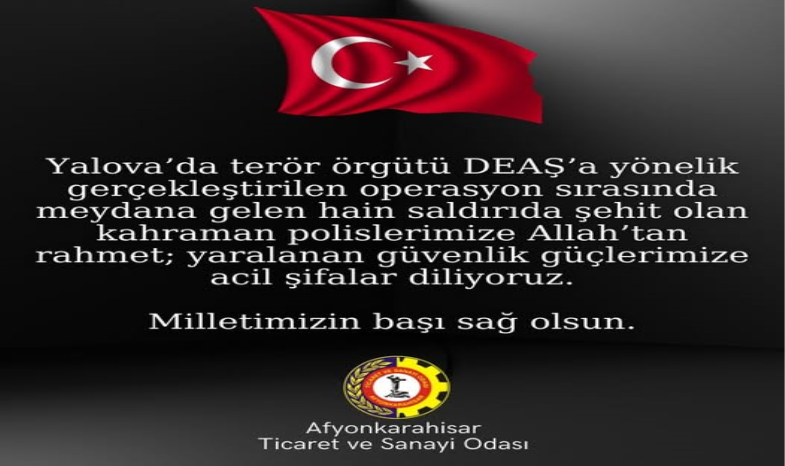 Milletimizin başı sağ olsun