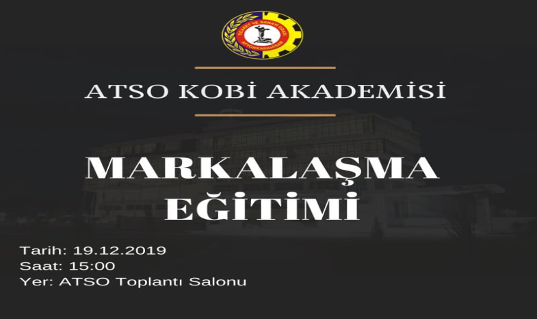 MARKALAŞMA EĞİTİMİ VERİLECEK