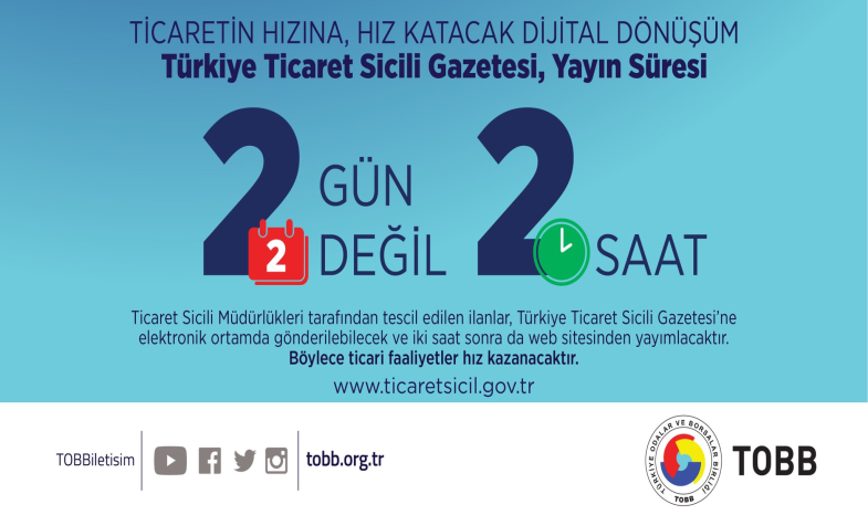 İLAN YAYIN SÜRESİ 2 GÜNDEN 2 SAATE İNDİRİLDİ