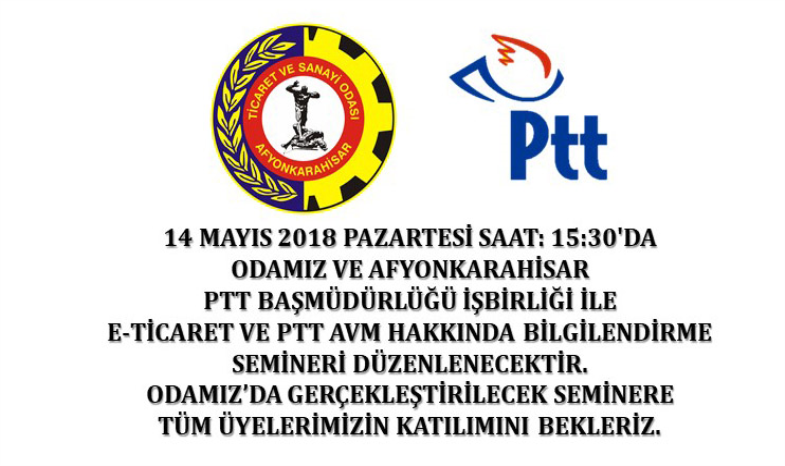 PTT AVM SEMİNERİ DÜZENLENECEK