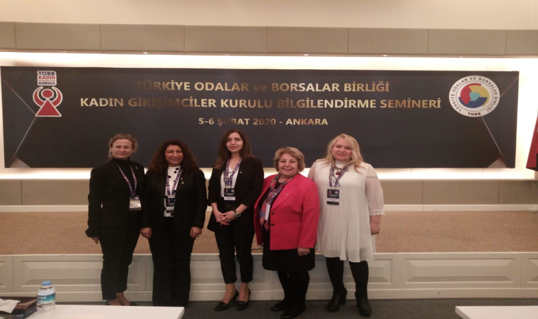 KADIN GİRİŞİMCİLER, BİLGİLENDİRME SEMİNERİNE KATILDI