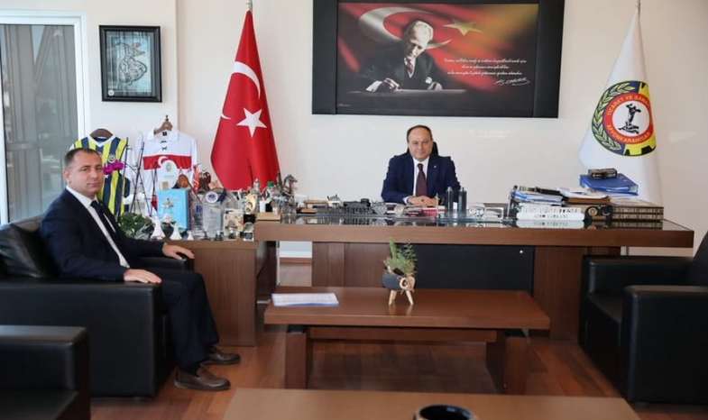 Afyonkarahisar Ticaret İl Müdürü Mahmut Yayla Yönetim Kurulu Başkanımızı ziyaret etti