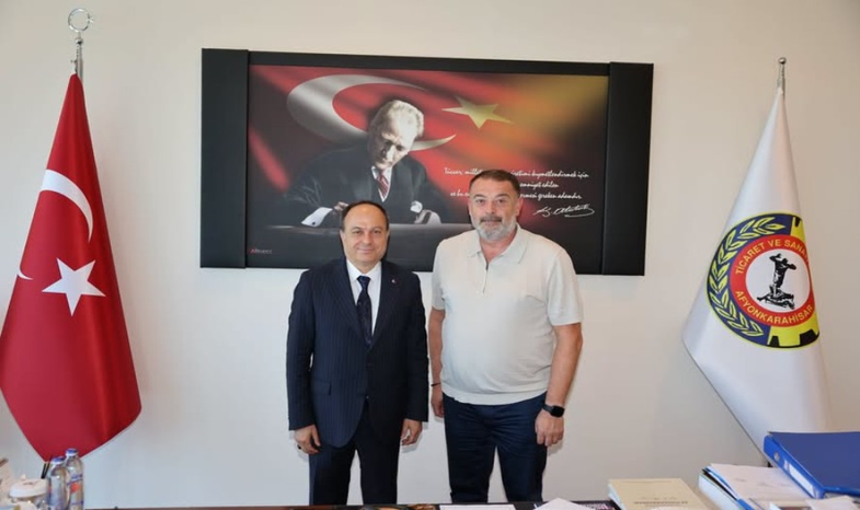 Global Emlak sahibi İhsan Göktepe Yönetim Kurulu Başkanımızı ziyaret etti