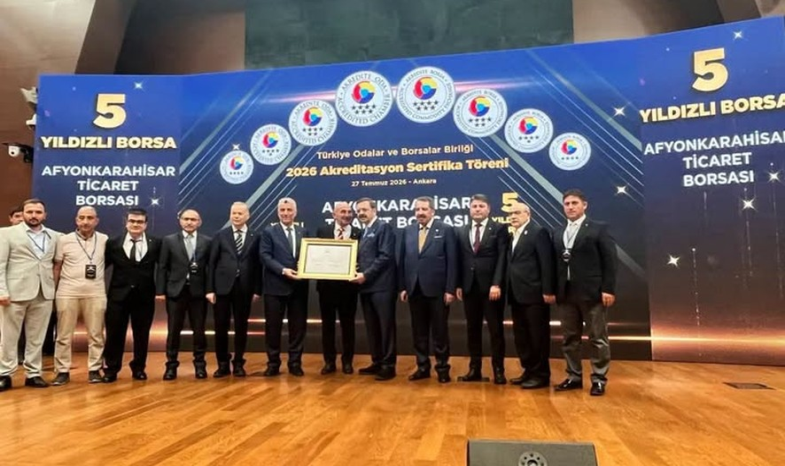 TOBB Akreditasyon Sistemi kapsamında 5 Yıldızlı Akreditasyon Sertifikası almaya hak kazanan