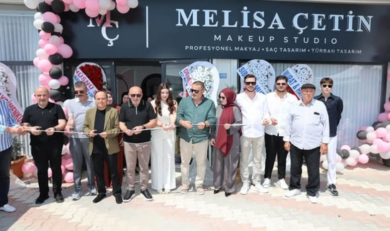 Yönetim Kurulu Başkanımız Hüsnü Serteser, Melisa Çetin Makeup Studio’nun açılış programına