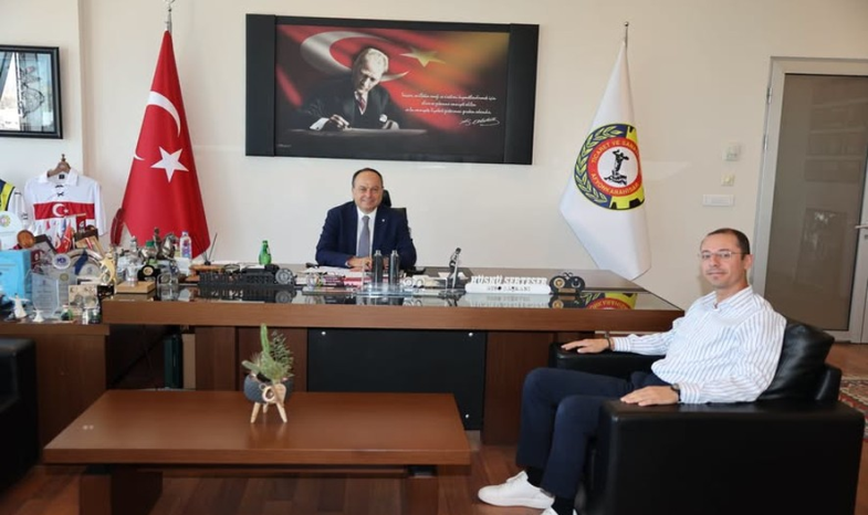 Emre Çıracı, Yönetim Kurulu Başkanımız Hüsnü Serteser’i ziyaret etti