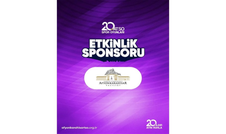 20. ATSO Spor Oyunları Etkinlik Sponsoru