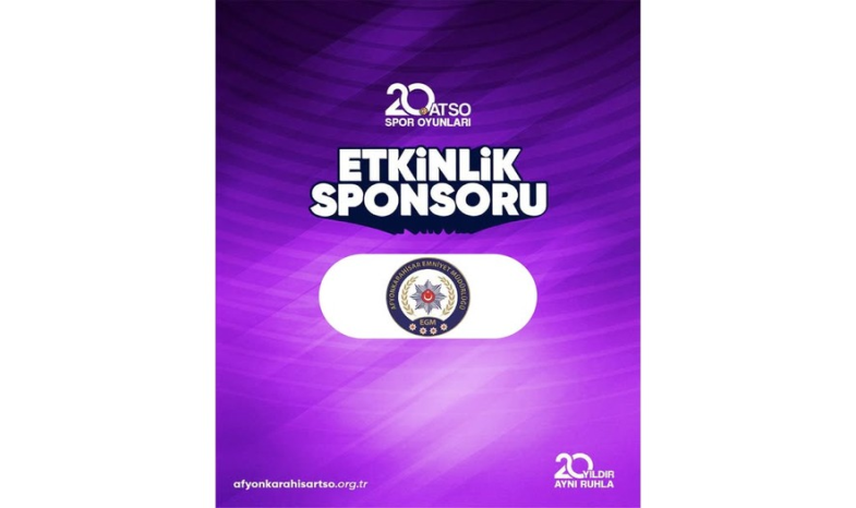 20. ATSO Spor Oyunları Etkinlik Sponsoru