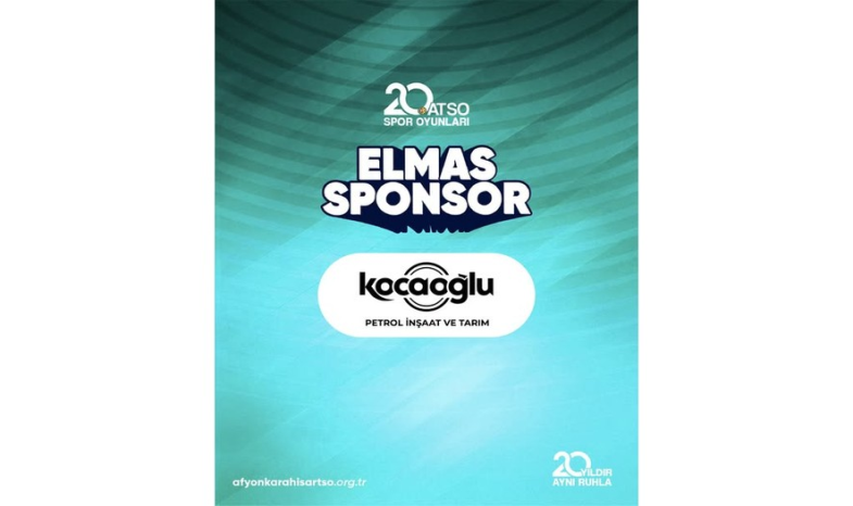 20. ATSO Spor Oyunları'nın Elmas Sponsoru Kocaoğlu Petrol İnşaat ve Tarım'a katkılarından