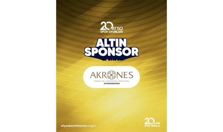 20. ATSO Spor Oyunları'nın Altın Sponsoru Akrones Thermal & Spa Convention Sport Hotel'e