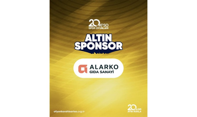 20. ATSO Spor Oyunları'nın Altın Sponsoru Alarko Gıda'ya katkılarından dolayı teşekkür ederiz