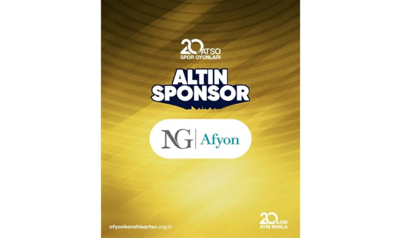 20. ATSO Spor Oyunları'nın Altın Sponsoru NG Afyon Wellness & Convention'a katkılarından