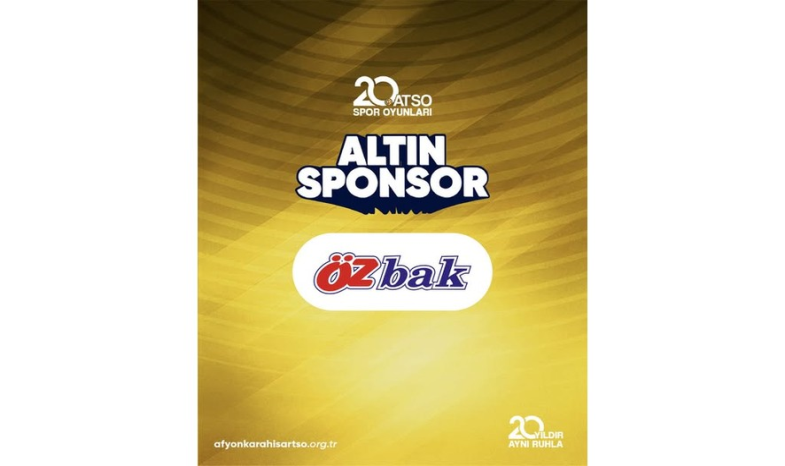 20. ATSO Spor Oyunları'nın Altın Sponsoru Özbak Gıda'ya katkılarından dolayı teşekkür ederiz