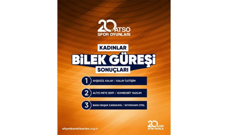 20. ATSO Spor Oyunları açılış oyunları ödül töreninden kareler