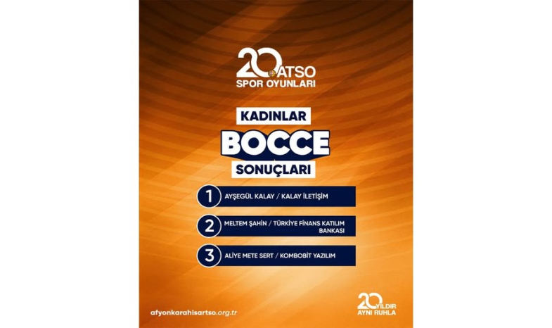 20. ATSO Spor Oyunları açılış oyunları ödül töreninden kareler