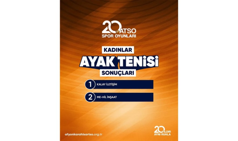 20. ATSO Spor Oyunları açılış oyunları ödül töreninden kareler
