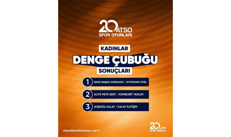 20. ATSO Spor Oyunları açılış oyunları ödül töreninden kareler