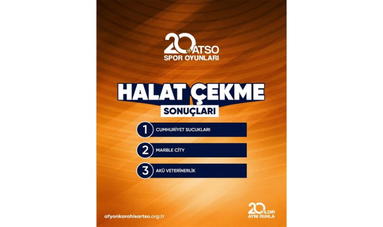20. ATSO Spor Oyunları açılış oyunları ödül töreninden kareler