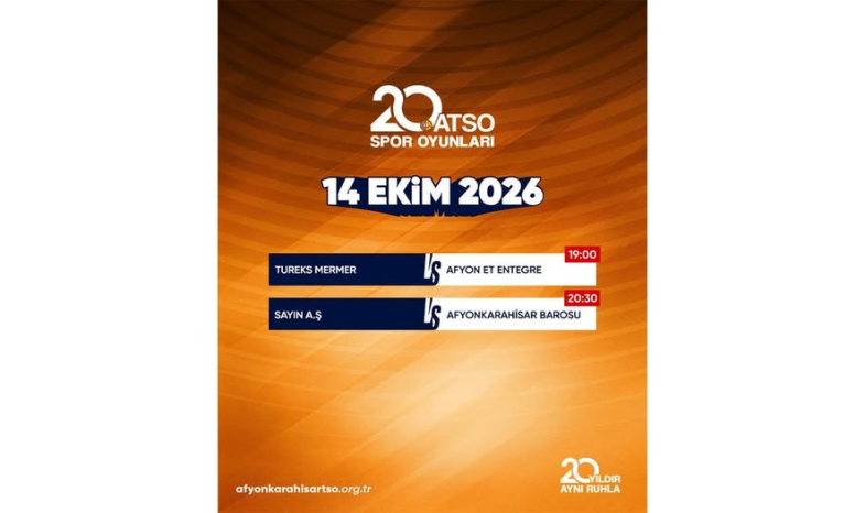 20. ATSO Spor Oyunları fikstür eşleşmeleri