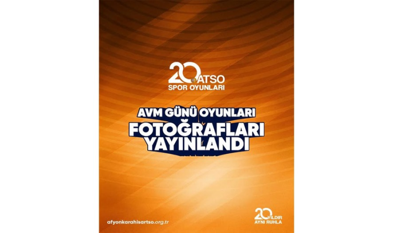 20. ATSO Spor Oyunları AVM Günü fotoğraflarına aşağıdaki linkten ulaşabilirsiniz