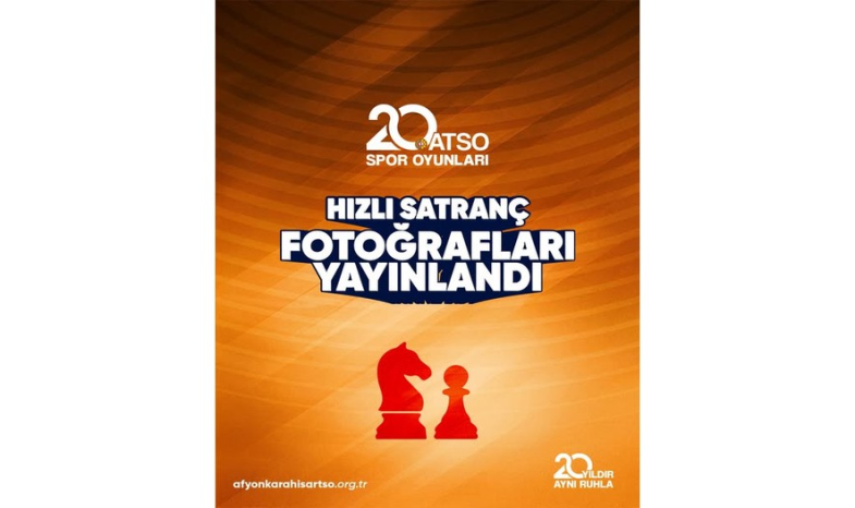 20. ATSO Spor Oyunları kapsamında düzenlenen Hızlı Satranç müsabakası fotoğraflarına aşağıdaki