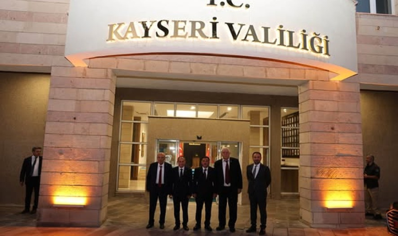 SERTESER, ALİMOĞLU VE KIRLIOĞLU’NDAN KAYSERİ VALİSİ ÇİÇEK’E ZİYARET