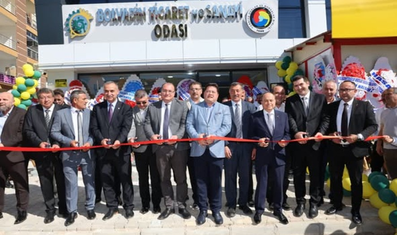 SERTESER VE ÇELİKTEN, BOLVADİN TSO YENİ HİZMET BİNASI AÇILIŞ TÖRENİNE KATILDI