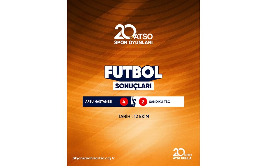 20. ATSO Spor Oyunları kapsamında düzenlenen Futbol müsabakaları devam ediyor.