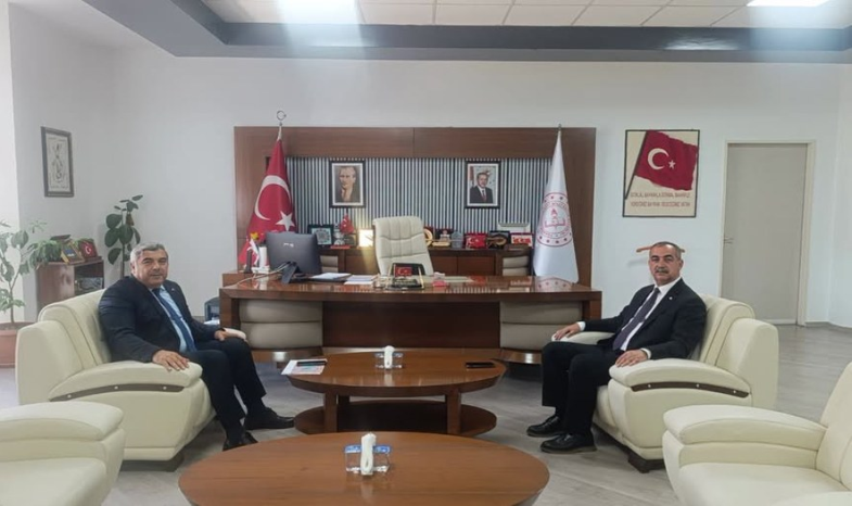 Meclis Başkanımızdan İl Millî Eğitim Müdürümüze Ziyaret