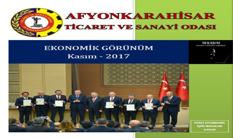 ATSO EKONOMİK GÖRÜNÜM KASIM 2017 SAYISI