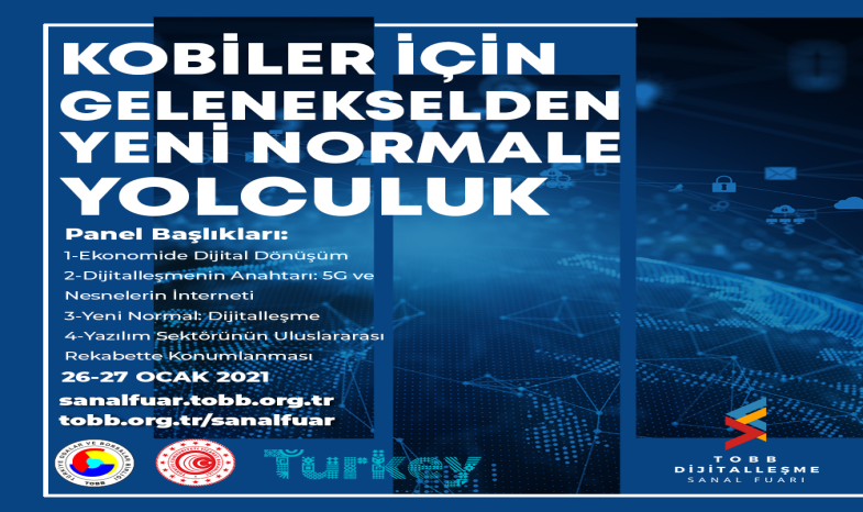 TOBB DİJİTALLEŞME SANAL FUARI BAŞLIYOR